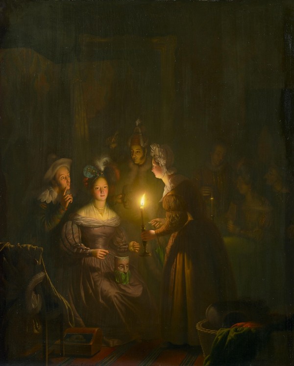 1870 Brussels Carnival by Petrus van Schendel